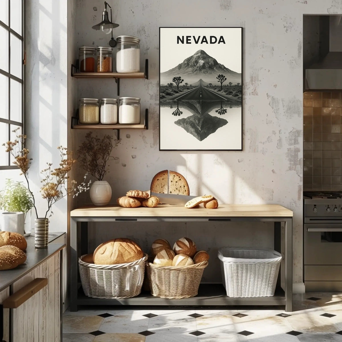 Nevada Landscape Reflection Poster