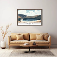 Lough Tay Ireland Travel Poster