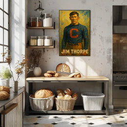 Jim Thorpe Portrait Poster