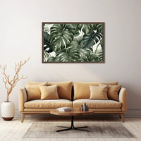Lush Tropical Leaves Poster