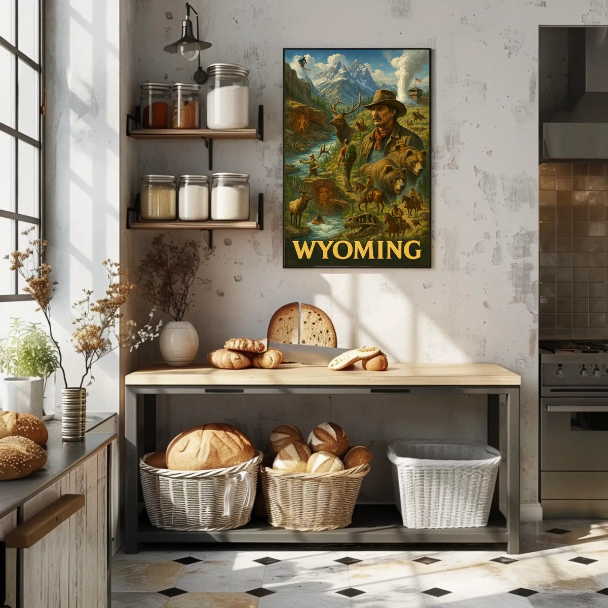 Wyoming Wilderness Adventure Poster