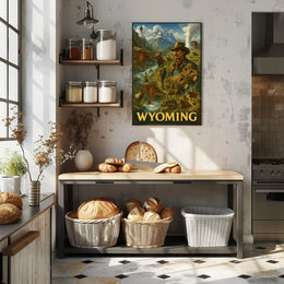 Wyoming Wilderness Adventure Poster