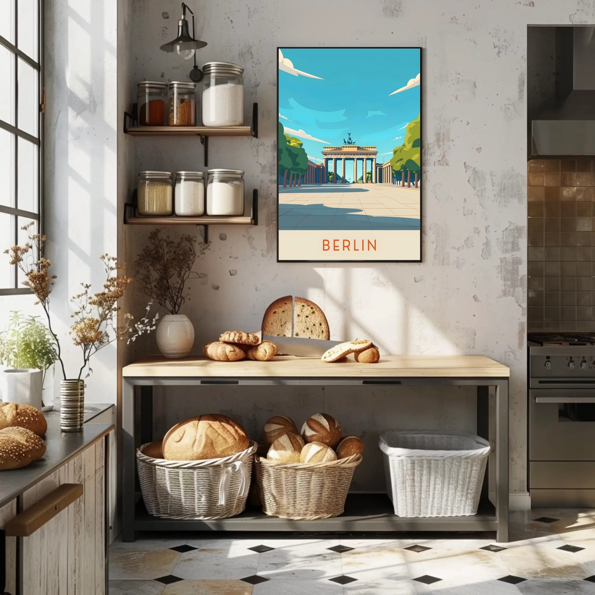 Scenic View of Berlin Poster