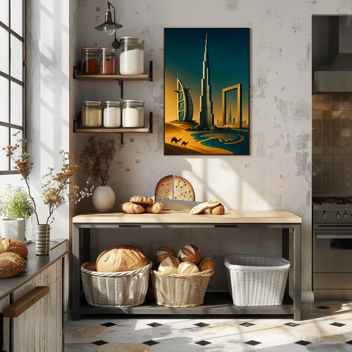 Architectural Wonders Of Dubai Poster