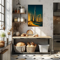 Architectural Wonders Of Dubai Poster