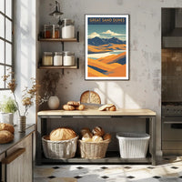 Great Sand Dunes National Park Scenic Poster Print