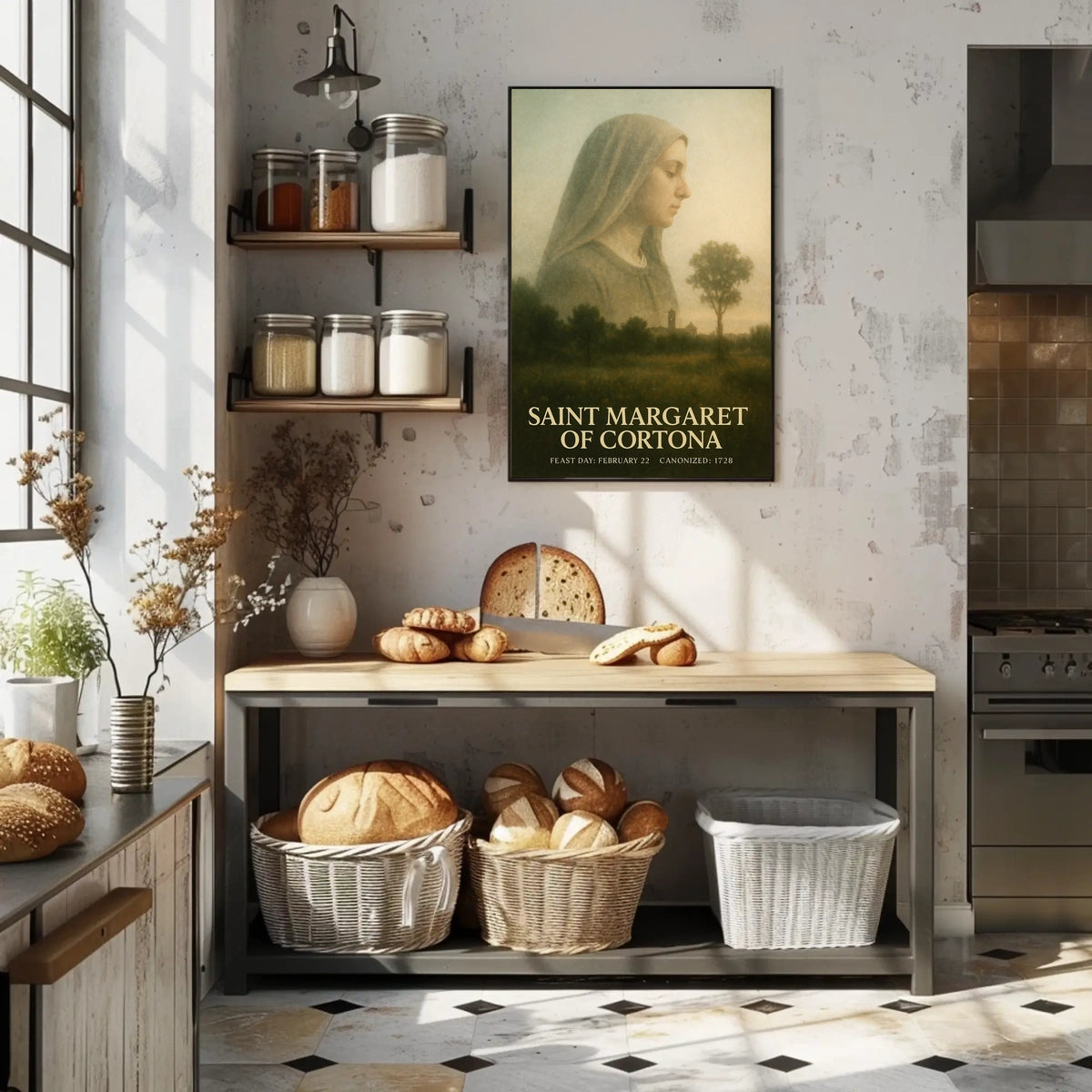 Saint Margaret Of Cortona Poster