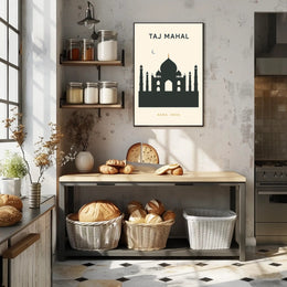 Taj Mahal Agra, India Poster PosterGoat