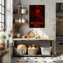 Buffalo Bill American Old West Heritage Poster