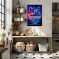 Fly to Rocky Mountain National Park Poster