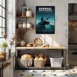 Narwhal Nuclear Submarine Unveiling Poster
