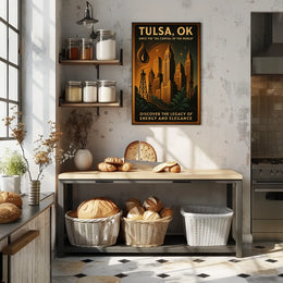 Tulsa, OK The Oil Capital Legacy Poster