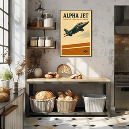 Alpha Jet Frances Pride in the Skies Poster