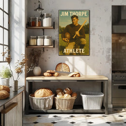 Jim Thorpe Athlete Poster