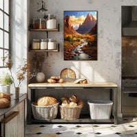 Zion National Park Scenic Travel Poster Print