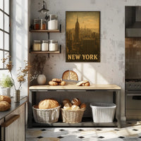 New York City Skyline Poster