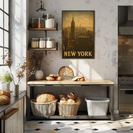 New York City Skyline Poster