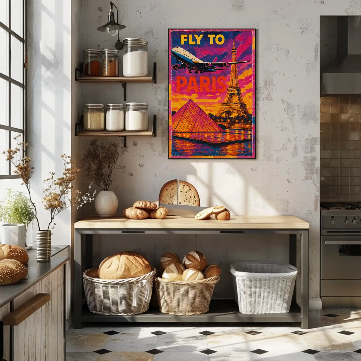 Fly To Paris Poster