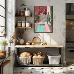 Desert Oasis Retreat Poster