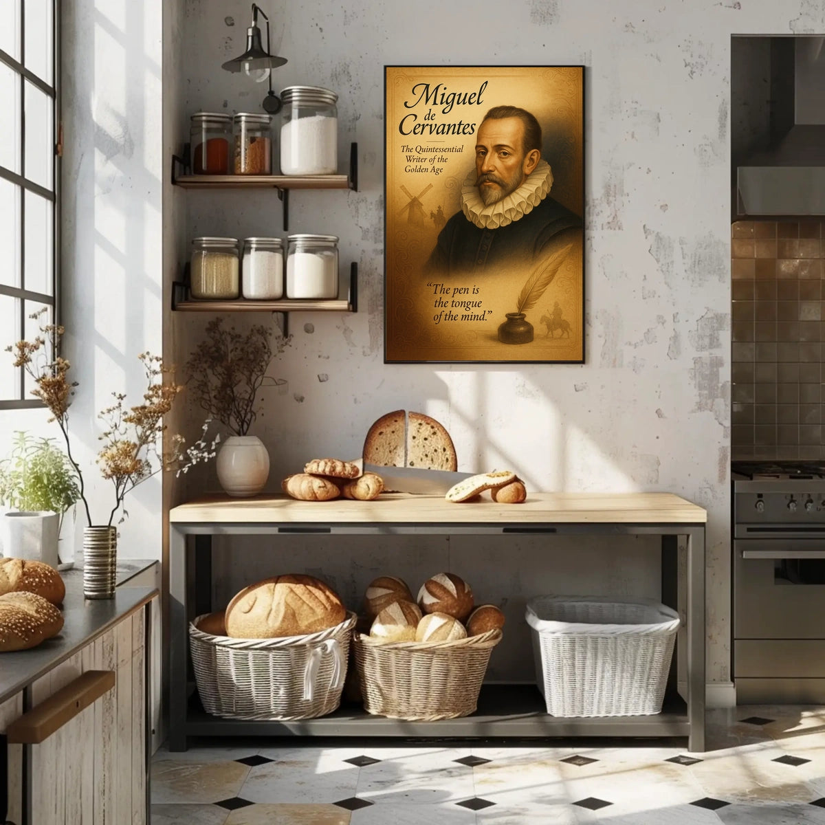 Miguel De Cervantes The Quintessential Poster