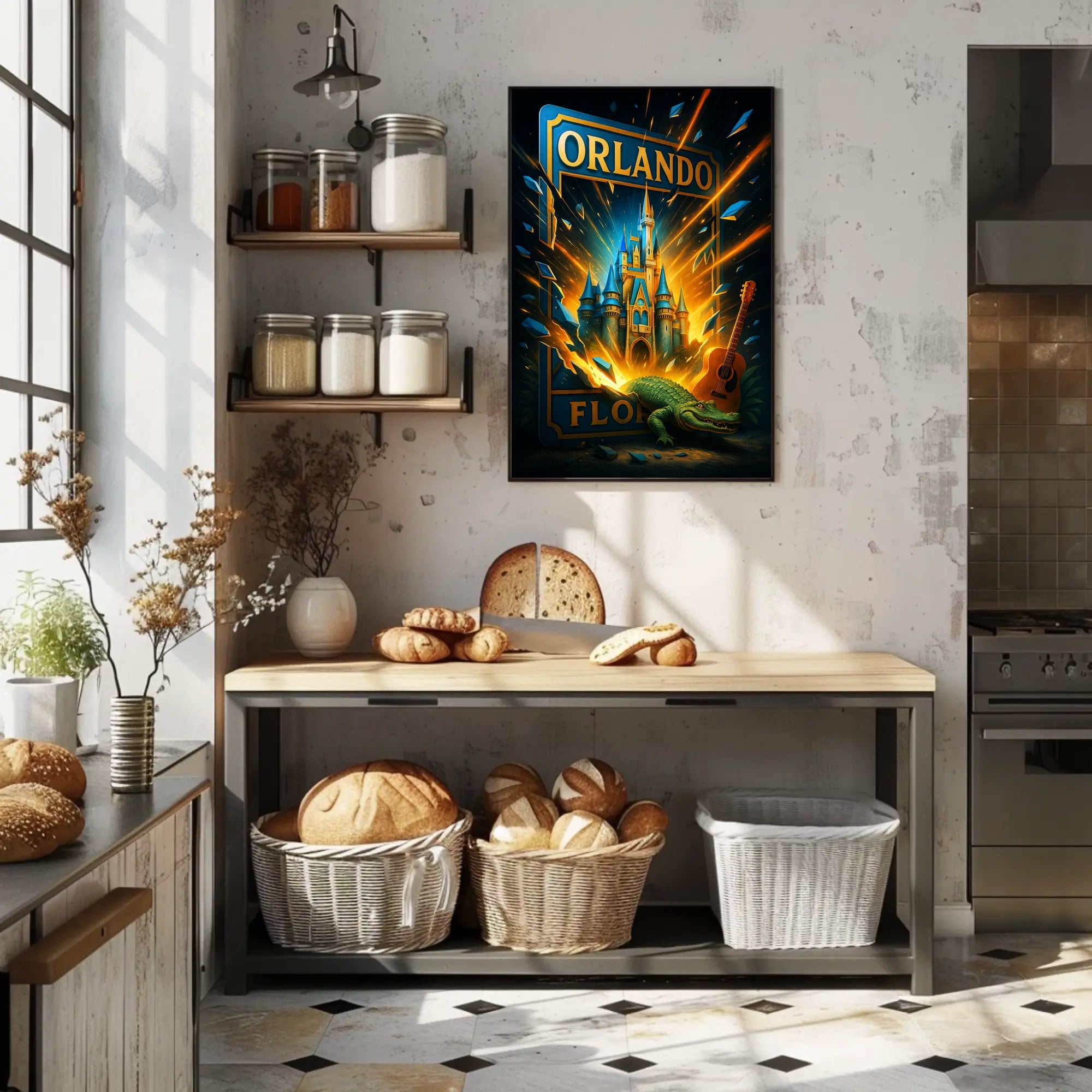 Orlando Fantasy Explosion Poster PosterGoat