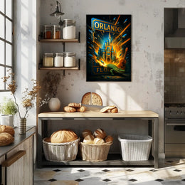 Orlando Fantasy Explosion Poster PosterGoat