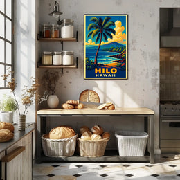 Hilo, Hawaii Tropical Paradise Poster