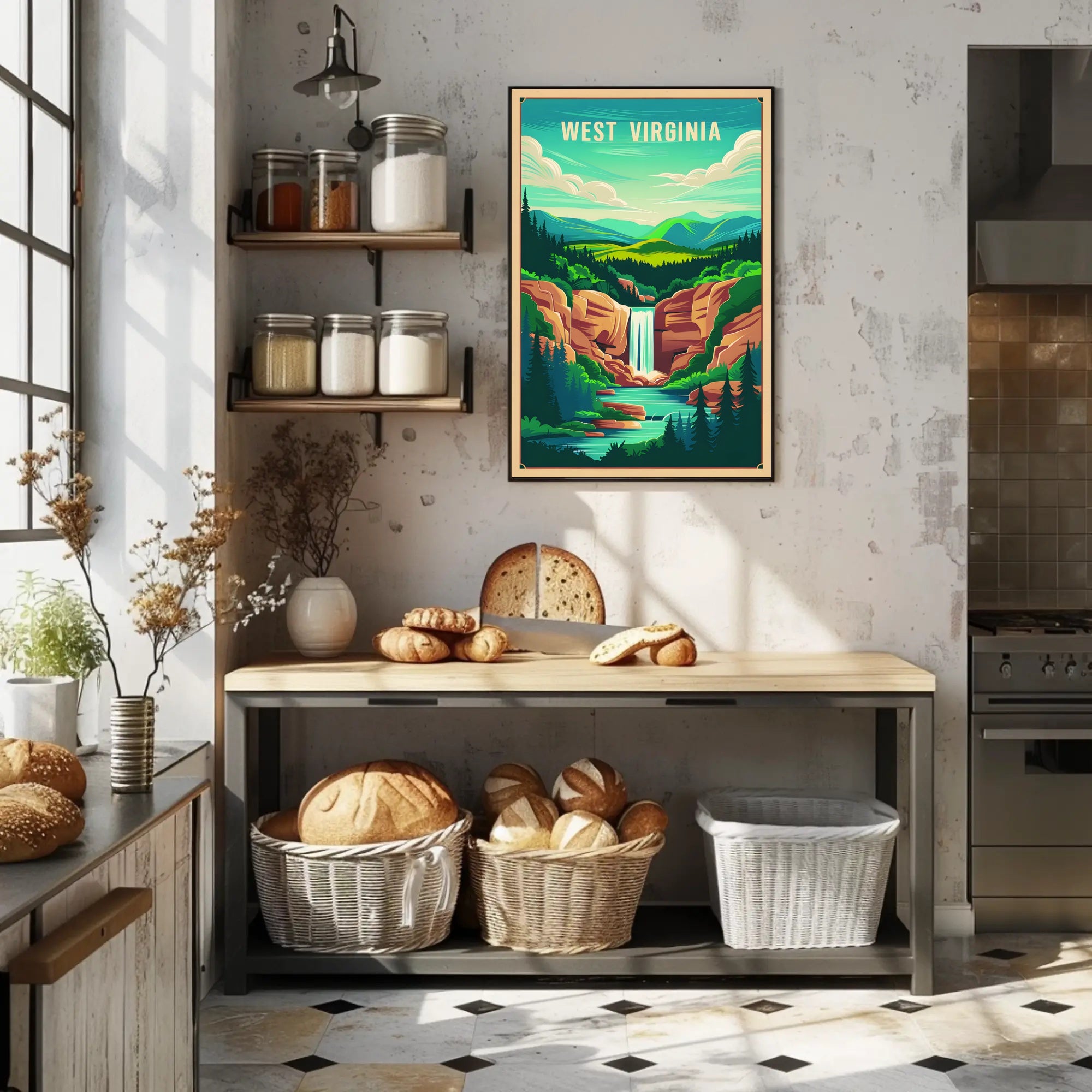 West Virginia Scenic Poster