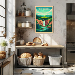 West Virginia Scenic Poster