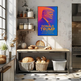 Trump Visionary Futurism Patriot Poster