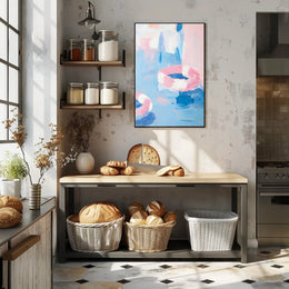 Abstract Summer Poster Pastel Wall Art Print