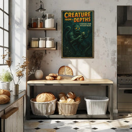 Creature from the Depths Fantasy or Mythology Poster
