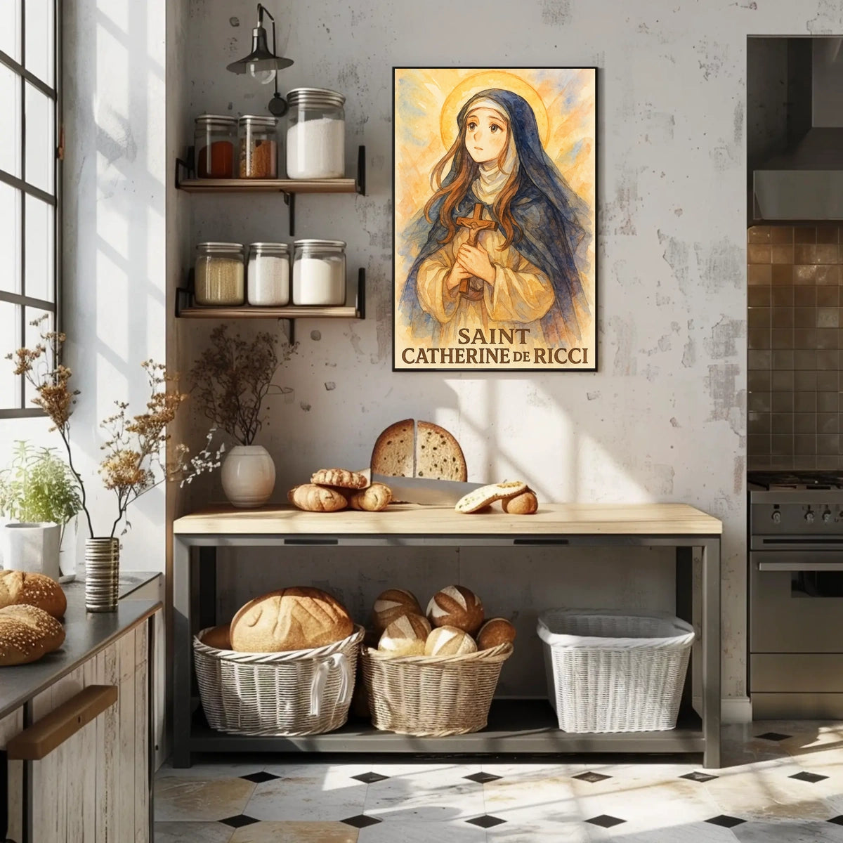 Saint Catherine De Ricci Patron Saint Heritage Poster