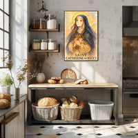 Saint Catherine De Ricci Patron Saint Heritage Poster