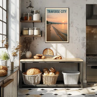Traverse City Sunset Poster