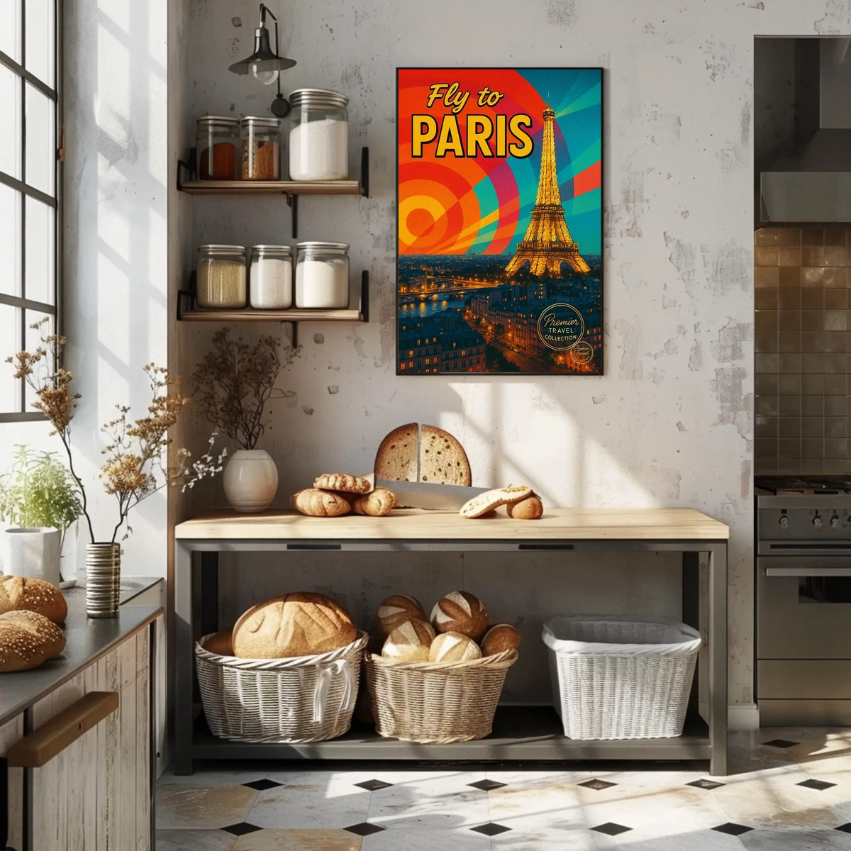 Fly To Paris Poster