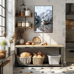Serene Mountain Lake Poster
