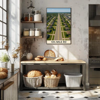 13½ Mile Road Poster