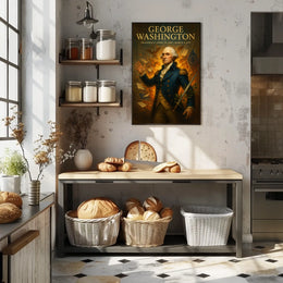 18th-Century Patriotic Hero Historical or Presidential Poster