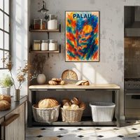 Palau A Vibrant Impression Poster