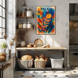 Palau A Vibrant Impression Poster