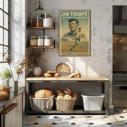 Jim Thorpe Legendary Athlete Poster