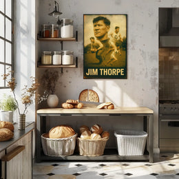 Jim Thorpe Legendary Athlete Poster