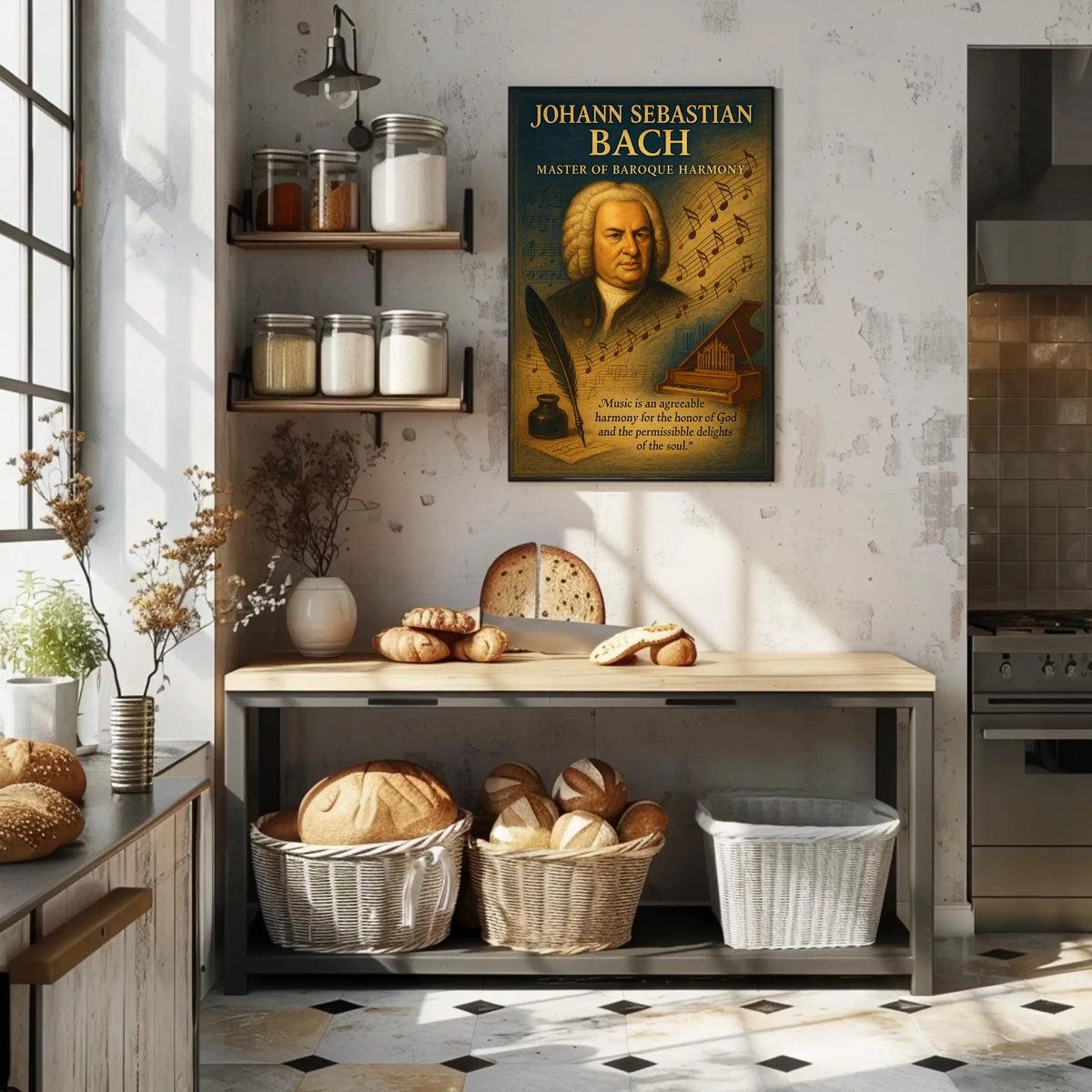 Johann Sebastian Bach Master Of Poster