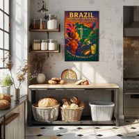 Brazil Vibrant Heart of South America Poster