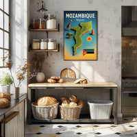 Discover Mozambique Poster PosterGoat