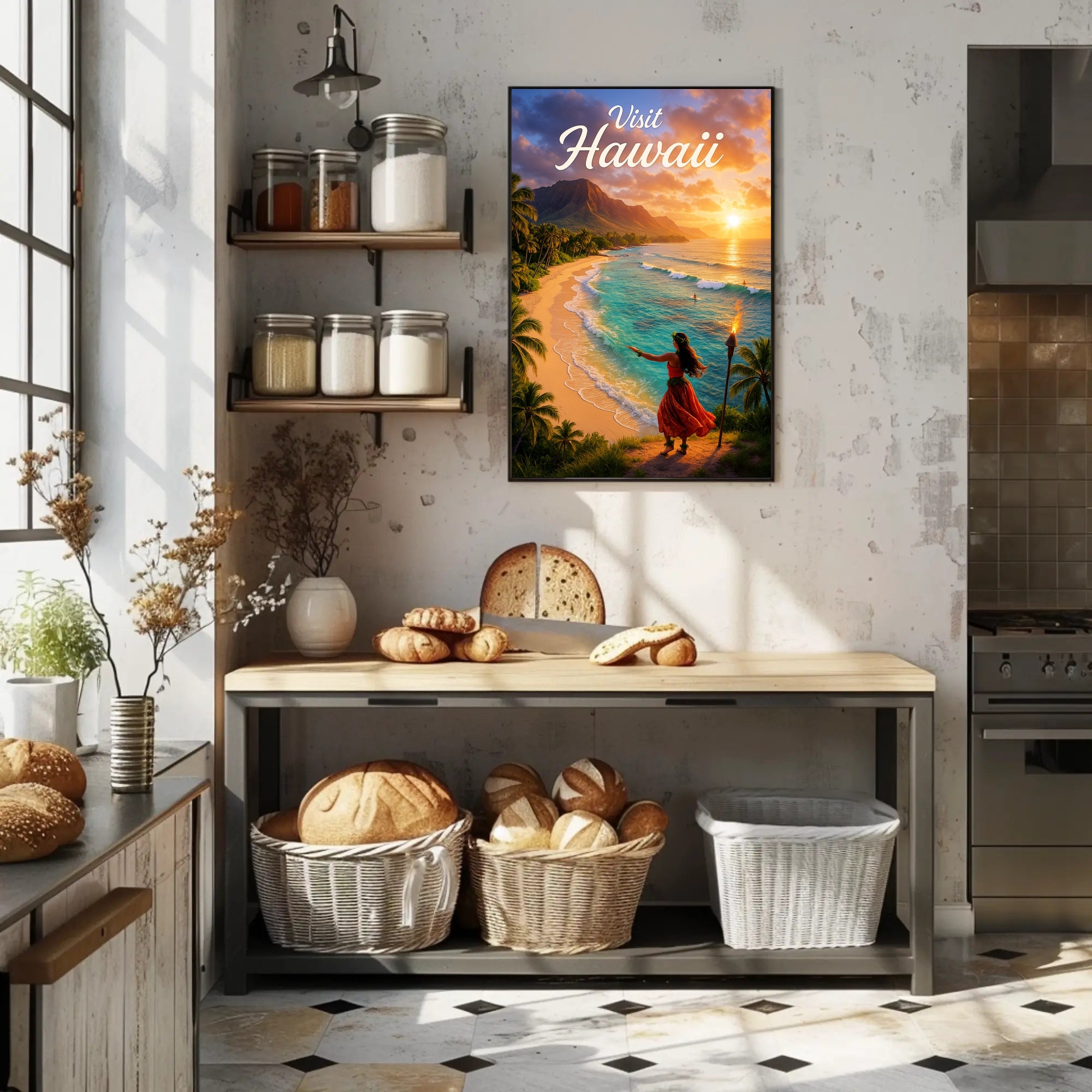 Visit Hawaii Poster PosterGoat