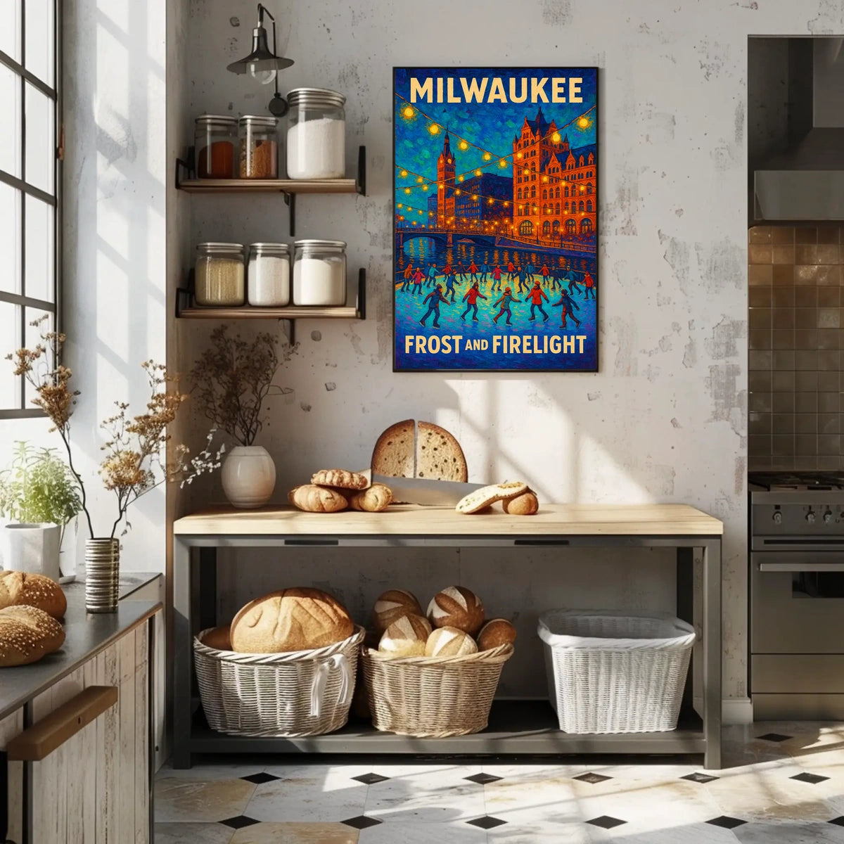 Milwaukee Frost and Firelight Poster