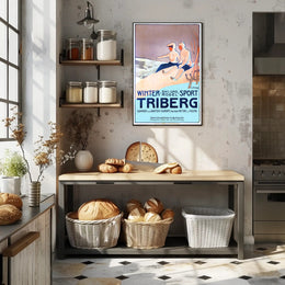 Winter Sports in Triberg Poster PosterGoat