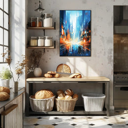 Futuristic Cityscape Poster